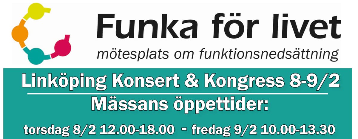 Funka för livet i Linköping 8-9 februari