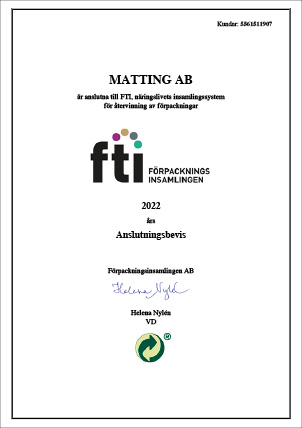 FTI Anslutningsbevis